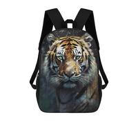sinyumoney Mochilas De Viaje Lindas Impresas En 3D Tiger Portrait Painting Mochila Escolar Para Niños, Mochila Informal Para Exteriores, Mochilas De Moda Informales Para Niños Para Niñas 17inch