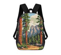 sinyumoney Mochilas De Viaje Lindas Impresas En 3D Yosemite National Park Mochila Escolar Para Niños, Mochila Informal Para Exteriores, Mochilas De Moda Informales Para Niños Para Niñas 17inch