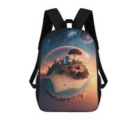 sinyumoney Mochilas Dome Island Paradise -1 Mochila Escolar Para Niños Mochila Escolar Impresa En 3D Para Niños Estudiantes De Primaria Y Secundaria 17inch