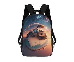 sinyumoney Mochilas Dome Island Paradise -1 Mochila Escolar Para Niños Mochila Escolar Impresa En 3D Para Niños Estudiantes De Primaria Y Secundaria 17inch