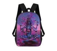 sinyumoney Mochilas Enchanted Cosmic Meditation Mochila Escolar Para Niños Mochila Escolar Impresa En 3D Para Niños Estudiantes De Primaria Y Secundaria 17inch