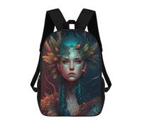 sinyumoney Mochilas Enchanted Forest Spirit -3 Mochila Escolar Para Niños Mochila Escolar Impresa En 3D Para Niños Estudiantes De Primaria Y Secundaria 17inch