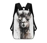 sinyumoney Mochilas Escolares Impresas En 3D Alpaca Beauty Mochilas De Moda Para Niños De Gran Capacidad Mochilas Escolares Para Niños Mochilas De Viaje 17inch