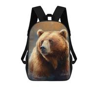 sinyumoney Mochilas Escolares Impresas En 3D Arctic Brown Bear Mochilas De Moda Para Niños De Gran Capacidad Mochilas Escolares Para Niños Mochilas De Viaje 17inch