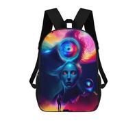 sinyumoney Mochilas Escolares Impresas En 3D Aurora Borealis Mochilas De Moda Para Niños De Gran Capacidad Mochilas Escolares Para Niños Mochilas De Viaje 17inch