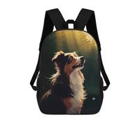 sinyumoney Mochilas Escolares Impresas En 3D Australian Shepherd Mochilas De Moda Para Niños De Gran Capacidad Mochilas Escolares Para Niños Mochilas De Viaje 17inch