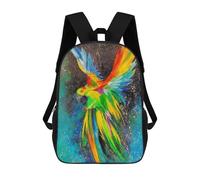 sinyumoney Mochilas Escolares Impresas En 3D Bright Parrot Mochilas De Moda Para Niños De Gran Capacidad Mochilas Escolares Para Niños Mochilas De Viaje 17inch