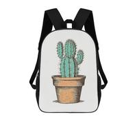 sinyumoney Mochilas Escolares Impresas En 3D Cactus Minimalist Vintage Mochilas De Moda Para Niños De Gran Capacidad Mochilas Escolares Para Niños Mochilas De Viaje 17inch