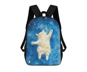 sinyumoney Mochilas Escolares Impresas En 3D Cat Kitten in Space Mochilas De Moda Para Niños De Gran Capacidad Mochilas Escolares Para Niños Mochilas De Viaje 17inch