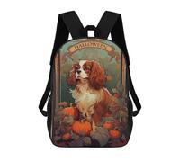 sinyumoney Mochilas Escolares Impresas En 3D Cavalier Halloween Art Mochilas De Moda Para Niños De Gran Capacidad Mochilas Escolares Para Niños Mochilas De Viaje 17inch