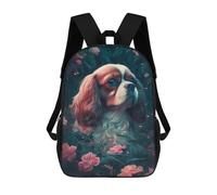 sinyumoney Mochilas Escolares Impresas En 3D Cavalier King Charles Span Mochilas De Moda Para Niños De Gran Capacidad Mochilas Escolares Para Niños Mochilas De Viaje 17inch