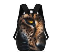sinyumoney Mochilas Escolares Impresas En 3D Close-Up Leopard Eye Mochilas De Moda Para Niños De Gran Capacidad Mochilas Escolares Para Niños Mochilas De Viaje 17inch