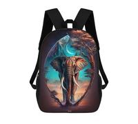 sinyumoney Mochilas Escolares Impresas En 3D Elephant Magic Kingdom Mochilas De Moda Para Niños De Gran Capacidad Mochilas Escolares Para Niños Mochilas De Viaje 17inch