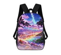 sinyumoney Mochilas Escolares Impresas En 3D Enchanted Tropical Paradise Mochilas De Moda Para Niños De Gran Capacidad Mochilas Escolares Para Niños Mochilas De Viaje 17inch