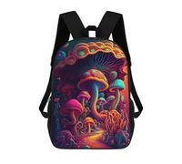 sinyumoney Mochilas Escolares Impresas En 3D Fantasy Mushroom Forest -3 Mochilas De Moda Para Niños De Gran Capacidad Mochilas Escolares Para Niños Mochilas De Viaje 17inch