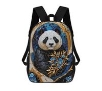 sinyumoney Mochilas Escolares Impresas En 3D Golden Panda Kintsugi Mochilas De Moda Para Niños De Gran Capacidad Mochilas Escolares Para Niños Mochilas De Viaje 17inch