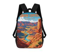 sinyumoney Mochilas Escolares Impresas En 3D Grand Canyon National Park Mochilas De Moda Para Niños De Gran Capacidad Mochilas Escolares Para Niños Mochilas De Viaje 17inch