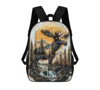 sinyumoney Mochilas Escolares Impresas En 3D Guardian of The Golden Sun Mochilas De Moda Para Niños De Gran Capacidad Mochilas Escolares Para Niños Mochilas De Viaje 17inch