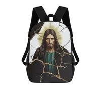 sinyumoney Mochilas Escolares Impresas En 3D Jesus Christ Painting Mochilas De Moda Para Niños De Gran Capacidad Mochilas Escolares Para Niños Mochilas De Viaje 17inch