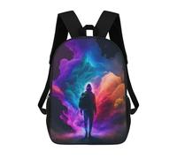 sinyumoney Mochilas Escolares Impresas En 3D Journey Through Colorful Clouds Mochilas De Moda Para Niños De Gran Capacidad Mochilas Escolares Para Niños Mochilas De Viaje 17inch