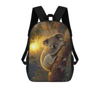 sinyumoney Mochilas Escolares Impresas En 3D Koala Sunset Slumber Mochilas De Moda Para Niños De Gran Capacidad Mochilas Escolares Para Niños Mochilas De Viaje 17inch