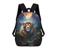sinyumoney Mochilas Escolares Impresas En 3D Lonely Lion Mochilas De Moda Para Niños De Gran Capacidad Mochilas Escolares Para Niños Mochilas De Viaje 17inch