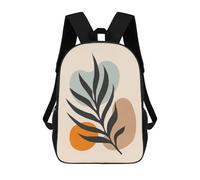 sinyumoney Mochilas Escolares Impresas En 3D Minimalist Floral A44 Mochilas De Moda Para Niños De Gran Capacidad Mochilas Escolares Para Niños Mochilas De Viaje 17inch