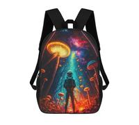 sinyumoney Mochilas Escolares Impresas En 3D Mystical Mushroom Forest Mochilas De Moda Para Niños De Gran Capacidad Mochilas Escolares Para Niños Mochilas De Viaje 17inch