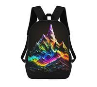 sinyumoney Mochilas Escolares Impresas En 3D Rainbow Mountain Landscape Mochilas De Moda Para Niños De Gran Capacidad Mochilas Escolares Para Niños Mochilas De Viaje 17inch