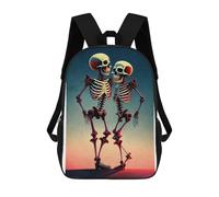 sinyumoney Mochilas Escolares Impresas En 3D Skull Dancing Mochilas De Moda Para Niños De Gran Capacidad Mochilas Escolares Para Niños Mochilas De Viaje 17inch