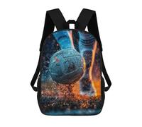 sinyumoney Mochilas Escolares Impresas En 3D Soccer Ball Mochilas De Moda Para Niños De Gran Capacidad Mochilas Escolares Para Niños Mochilas De Viaje 17inch