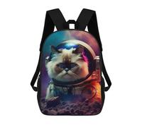 sinyumoney Mochilas Escolares Impresas En 3D Space Cat Adventure -9 Mochilas De Moda Para Niños De Gran Capacidad Mochilas Escolares Para Niños Mochilas De Viaje 17inch