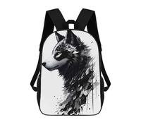 sinyumoney Mochilas Escolares Impresas En 3D Splash Art Mochilas De Moda Para Niños De Gran Capacidad Mochilas Escolares Para Niños Mochilas De Viaje 17inch