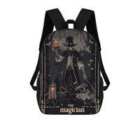 sinyumoney Mochilas Escolares Impresas En 3D The Magician Mochilas De Moda Para Niños De Gran Capacidad Mochilas Escolares Para Niños Mochilas De Viaje 17inch
