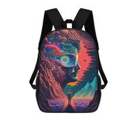 sinyumoney Mochilas Escolares Impresas En 3D Vibrant Cosmic Journey Mochilas De Moda Para Niños De Gran Capacidad Mochilas Escolares Para Niños Mochilas De Viaje 17inch