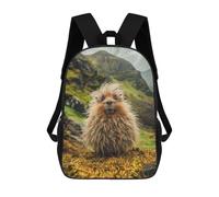 sinyumoney Mochilas Escolares Impresas En 3D Wild Scottish Haggis Mochilas De Moda Para Niños De Gran Capacidad Mochilas Escolares Para Niños Mochilas De Viaje 17inch