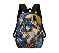 sinyumoney Mochilas Escolares Impresas En 3D Wolf Art Mochilas De Moda Para Niños De Gran Capacidad Mochilas Escolares Para Niños Mochilas De Viaje 17inch