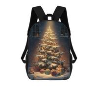 sinyumoney Mochilas Escolares Infantiles Impresas En 3D 17inch Christmas Tree with Presents Mochila De Viaje Ligera Mochila Para Libros Niños Niños Niñas Mochila Escolar