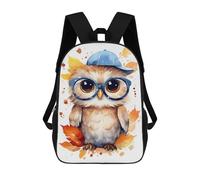 sinyumoney Mochilas Escolares Infantiles Impresas En 3D 17inch Cute Baby Owl Mochila De Viaje Ligera Mochila Para Libros Niños Niños Niñas Mochila Escolar