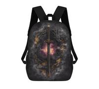 sinyumoney Mochilas Escolares Infantiles Impresas En 3D 17inch Dragon Sword Fantasy Artwork -2 Mochila De Viaje Ligera Mochila Para Libros Niños Niños Niñas Mochila Escolar