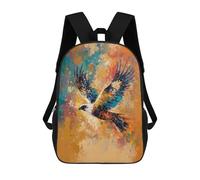 sinyumoney Mochilas Escolares Infantiles Impresas En 3D 17inch Eagle Art Print, Wildlife Decor Mochila De Viaje Ligera Mochila Para Libros Niños Niños Niñas Mochila Escolar