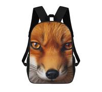 sinyumoney Mochilas Escolares Infantiles Impresas En 3D 17inch Fox Close Up Photography Mochila De Viaje Ligera Mochila Para Libros Niños Niños Niñas Mochila Escolar