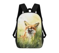 sinyumoney Mochilas Escolares Infantiles Impresas En 3D 17inch Foxy Feelings Ink Wash Mochila De Viaje Ligera Mochila Para Libros Niños Niños Niñas Mochila Escolar