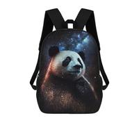 sinyumoney Mochilas Escolares Infantiles Impresas En 3D 17inch Galactic Panda Art Print-1 Mochila De Viaje Ligera Mochila Para Libros Niños Niños Niñas Mochila Escolar