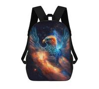 sinyumoney Mochilas Escolares Infantiles Impresas En 3D 17inch Galactic Phoenix Art Print -5 Mochila De Viaje Ligera Mochila Para Libros Niños Niños Niñas Mochila Escolar