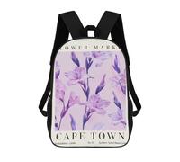 sinyumoney Mochilas Escolares Infantiles Impresas En 3D 17inch Gladiolus Cape Town Flower Market Mochila De Viaje Ligera Mochila Para Libros Niños Niños Niñas Mochila Escolar