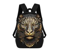 sinyumoney Mochilas Escolares Infantiles Impresas En 3D 17inch Glory Tiger Art Deco Mochila De Viaje Ligera Mochila Para Libros Niños Niños Niñas Mochila Escolar