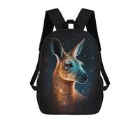sinyumoney Mochilas Escolares Infantiles Impresas En 3D 17inch Kangaroo in Space Art Print Mochila De Viaje Ligera Mochila Para Libros Niños Niños Niñas Mochila Escolar