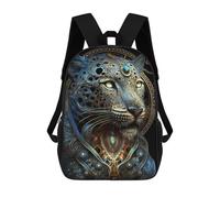 sinyumoney Mochilas Escolares Infantiles Impresas En 3D 17inch Mystical Astrology Leopard Mochila De Viaje Ligera Mochila Para Libros Niños Niños Niñas Mochila Escolar
