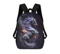 sinyumoney Mochilas Escolares Infantiles Impresas En 3D 17inch Pegasus Of Destiny Mochila De Viaje Ligera Mochila Para Libros Niños Niños Niñas Mochila Escolar
